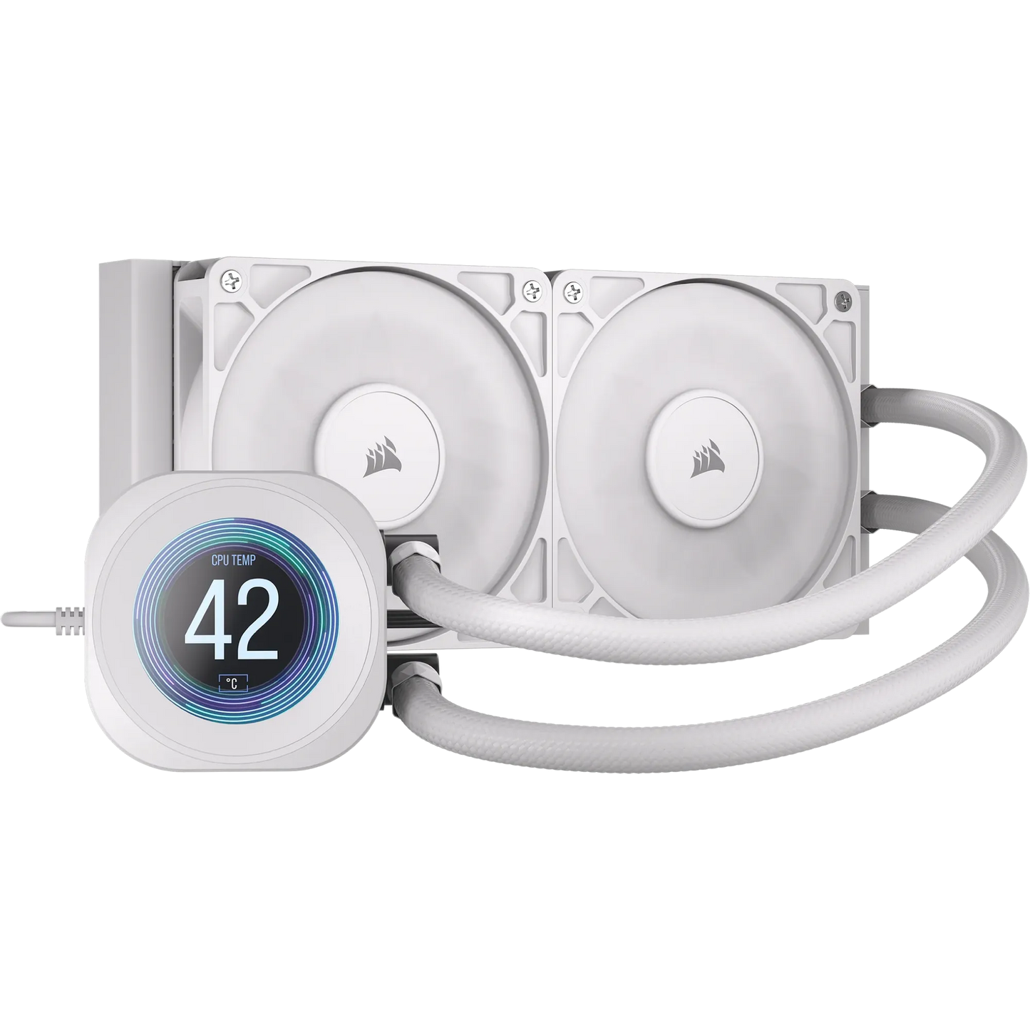 NAUTILUS 240 RS LCD Liquid CPU Cooler – 2.1'''' IPS LCD Screen – RS120 Fans – 240 mm Radiator – LGA 1851/1700;
AMD® AM5/AM4 -