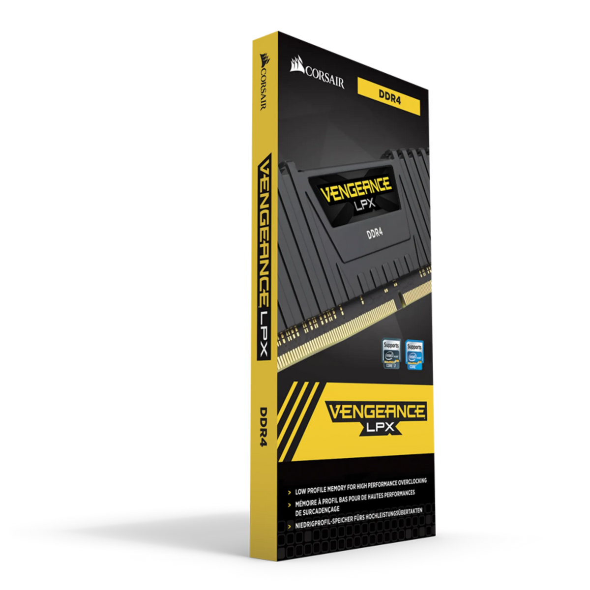 Corsair VENGEANCE® LPX 8GB (1 x 8GB) DDR4 DRAM 3000MHz C16 Memory Module16-20-20-38; 1.2V; Black