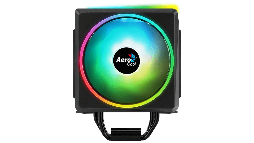 Aerocool Cylon 4F ARGB CPU Air Cooler - Aluminum - (TDP) up to 145W - LGA 1700/1200/115X AM4/AM5.