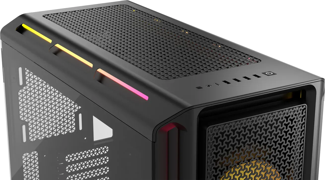 Corsair iCUE LINK 5000T LX RGB Mid-Tower PC Case; Black