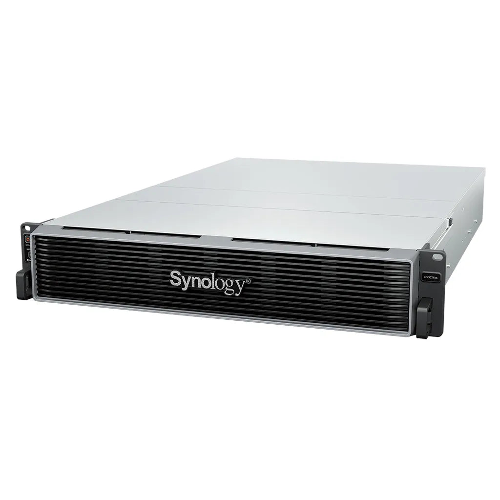 Synology 12-bay 2U rackmount NAS - Intel Xeon CPU; scalable up to 864TB; up to 48GB memory; GPU cards support.