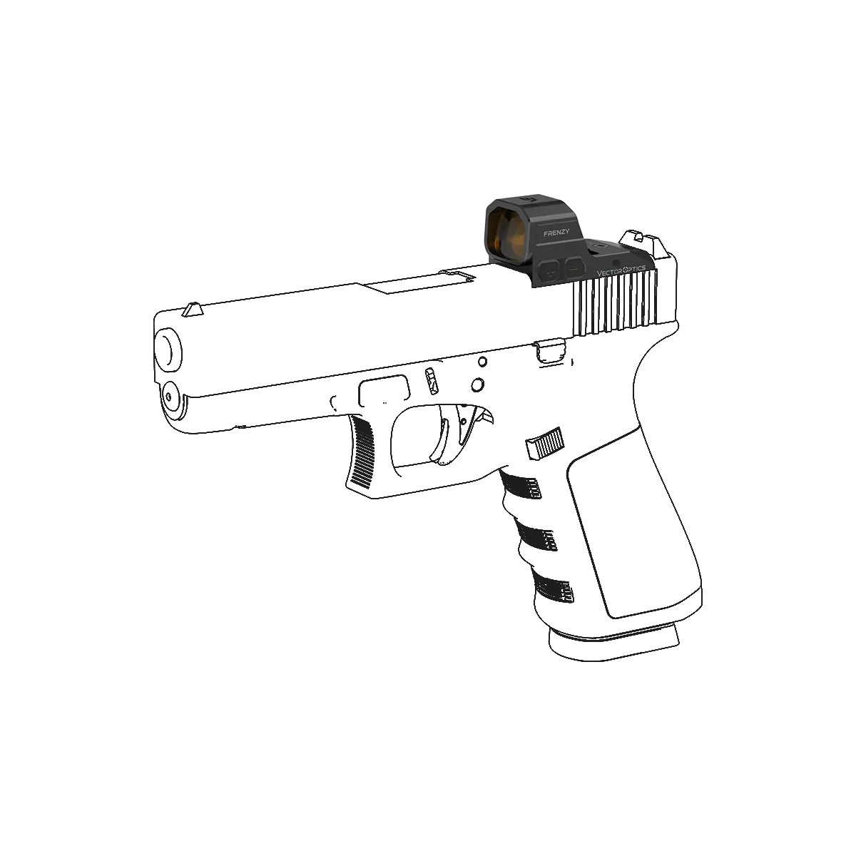 Vector Optics Frenzy FA 1x16x21 Standard MOS Red Dot Sight Guards On Duty Security