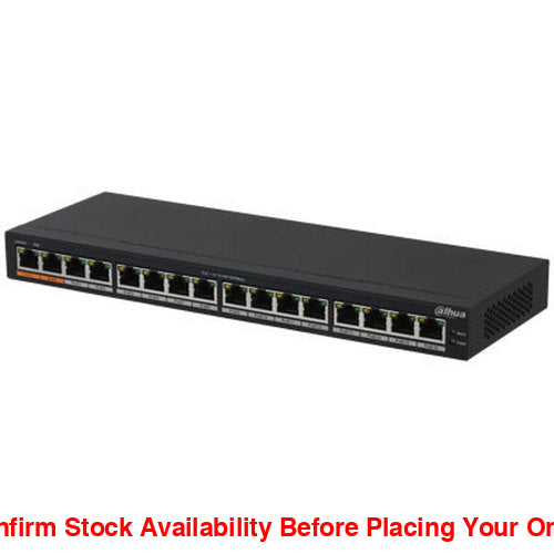 Dahua 16 Port Gigabit Unmanaged Switch - Guards On Duty Shop & Security Guards