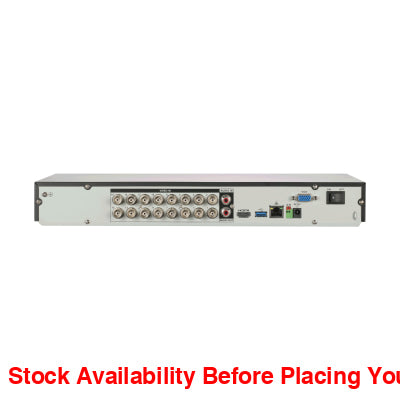 Dahua 16CH Penta-brid 5MP Value/1080P 1U 2HDDs WizSense Digital Video Recorder - Guards On Duty Shop & Security Guards