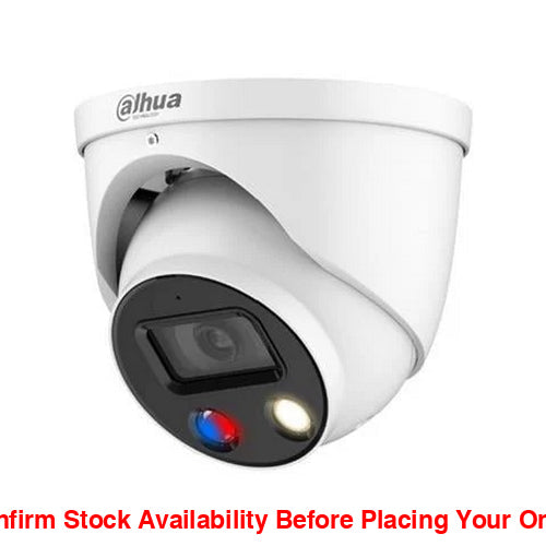 Dahua 5MP Smart Dual Illumination Active Deterrence Fixed-focal Eyeball WizSense Network Camera - Guards On Duty Shop & Security Guards