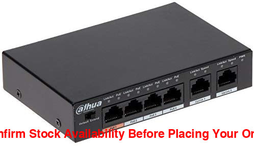 Dahua 6 Port 10/100Mbps Unmanaged - Guards On Duty Shop & Security Guards