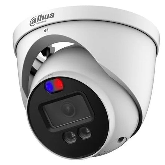 Dahua 5MP Eyeball Analog Camera 40m IR 2.8mm Full-Colour Active Deterrence (DH-HAC-ME1509HP-A-PV)