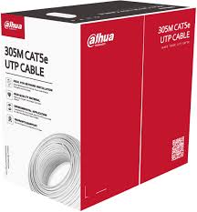 Dahua CAT5E 100m White - UTP - Oxygen Free Copper - Flame Retardant