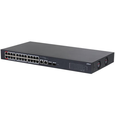Dahua 26-Port Cloud Managed PoE Switch with SFP (DH-CS4226-24ET-240-V2)