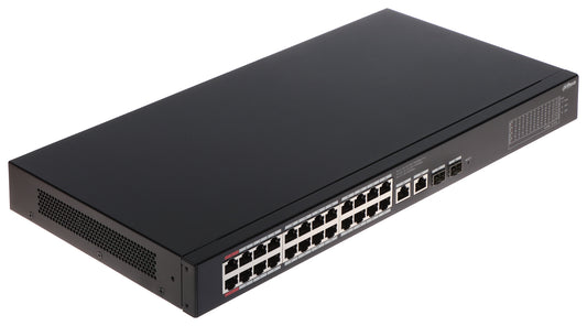 Dahua 28-Port Cloud Managed Gigabit PoE Switch (DH-CS4228-24GT-240)