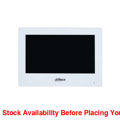 Dahua White IP Indoor Monitor 7 Inch - Guards On Duty Shop & Security Guards