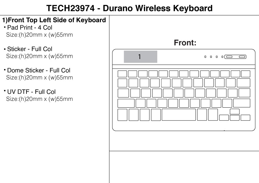 Durano Wireless Keyboard
