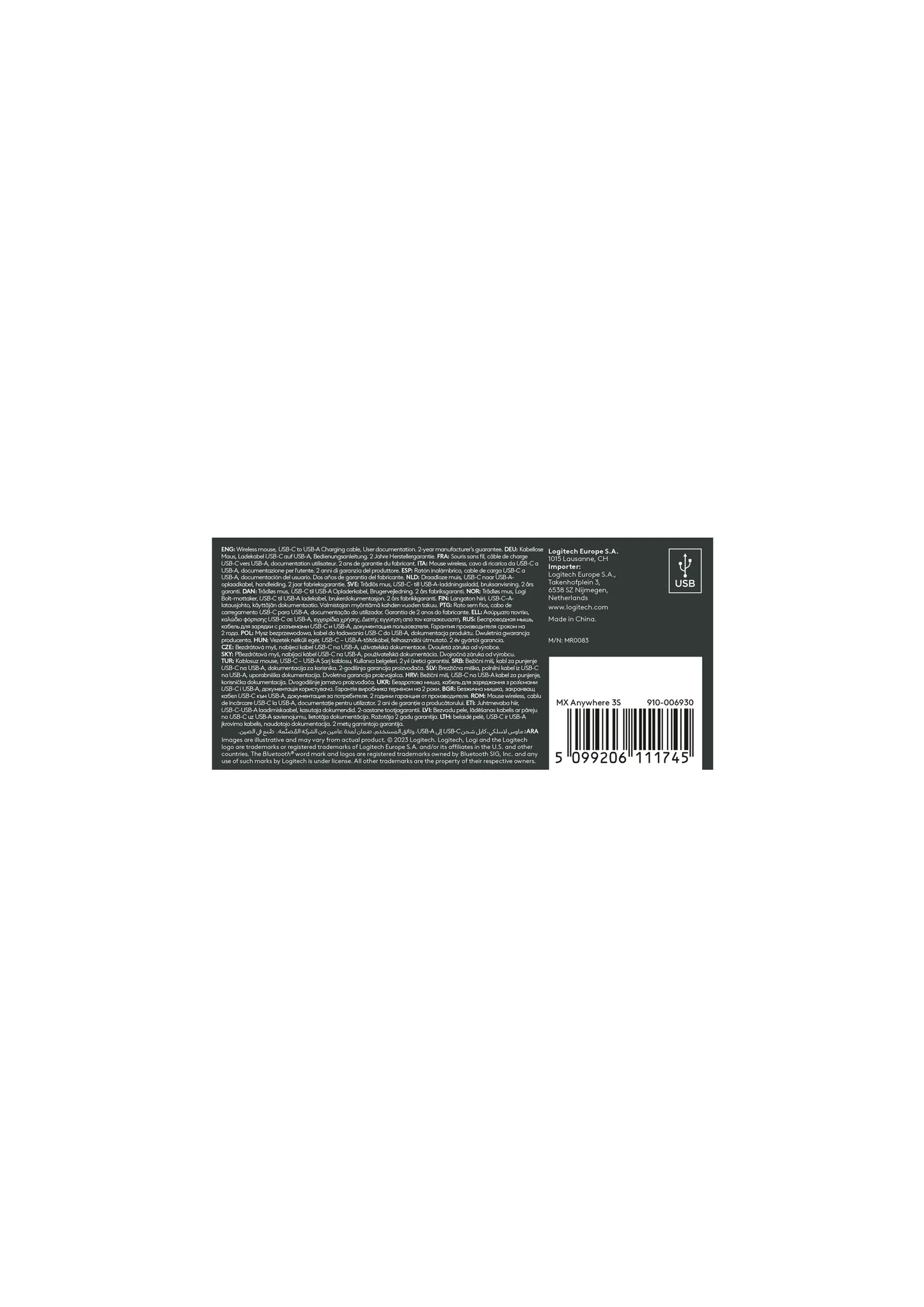 Logitech(R) MX Anywhere 3S Bluetooth Mouse - Pale Grey - Guards On Duty Shop & Security Guards