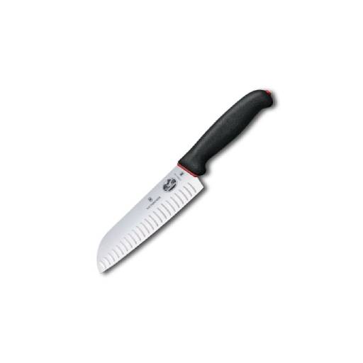 VICTORINOX DUAL GRIP SANTOKU 17CM FLUTED V5.2523.17D