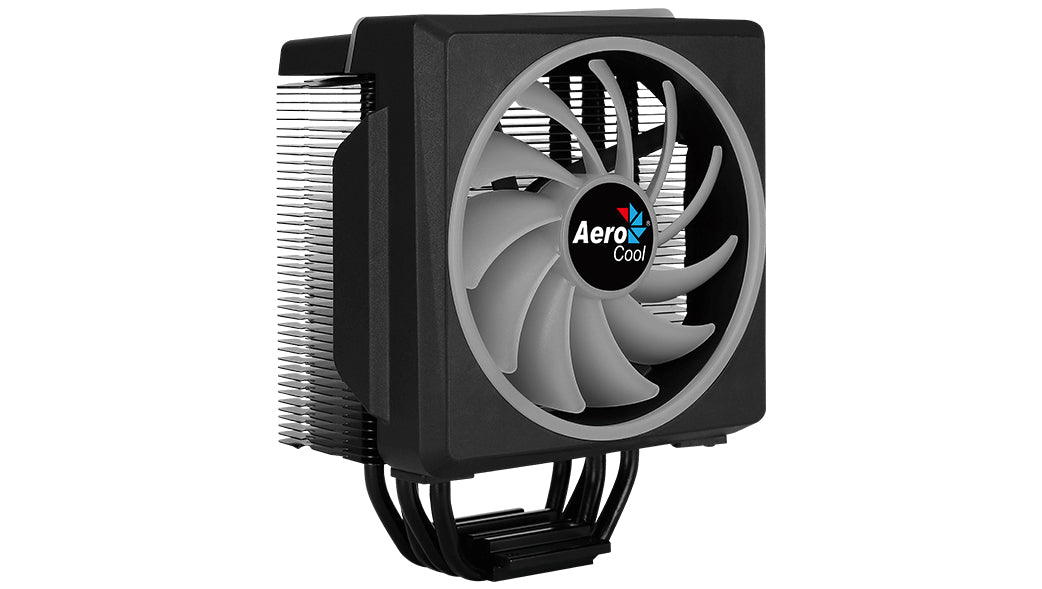 Aerocool Cylon 4F ARGB CPU Air Cooler - Aluminum - (TDP) up to 145W - LGA 1700/1200/115X AM4/AM5.