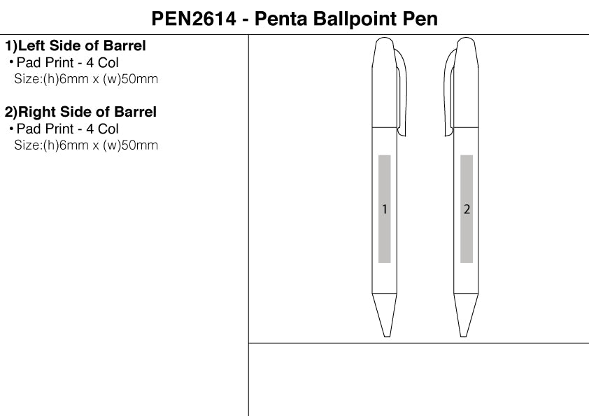 Penta Ballpoint Pen