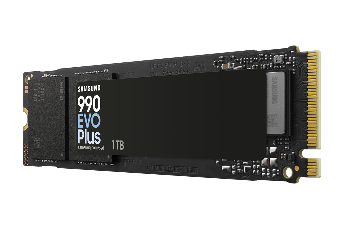 SAMSUNG MZ-V9S1T0BW 990 EVO Plus 1TB NVMe SSD - Read Speed up to 7150 MB/s; Write Speed to up 6300 MB/s; Random Read up to 850;0