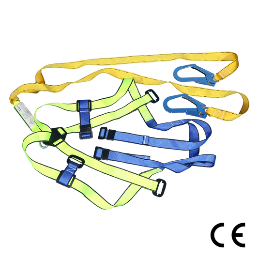 Pinnacle Double Lanyard Full Body Harness with Scaffold Hook
