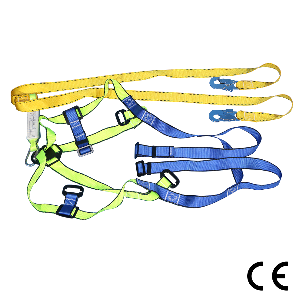 Pinnacle Double Lanyard Full Body Harness with Snap Hook