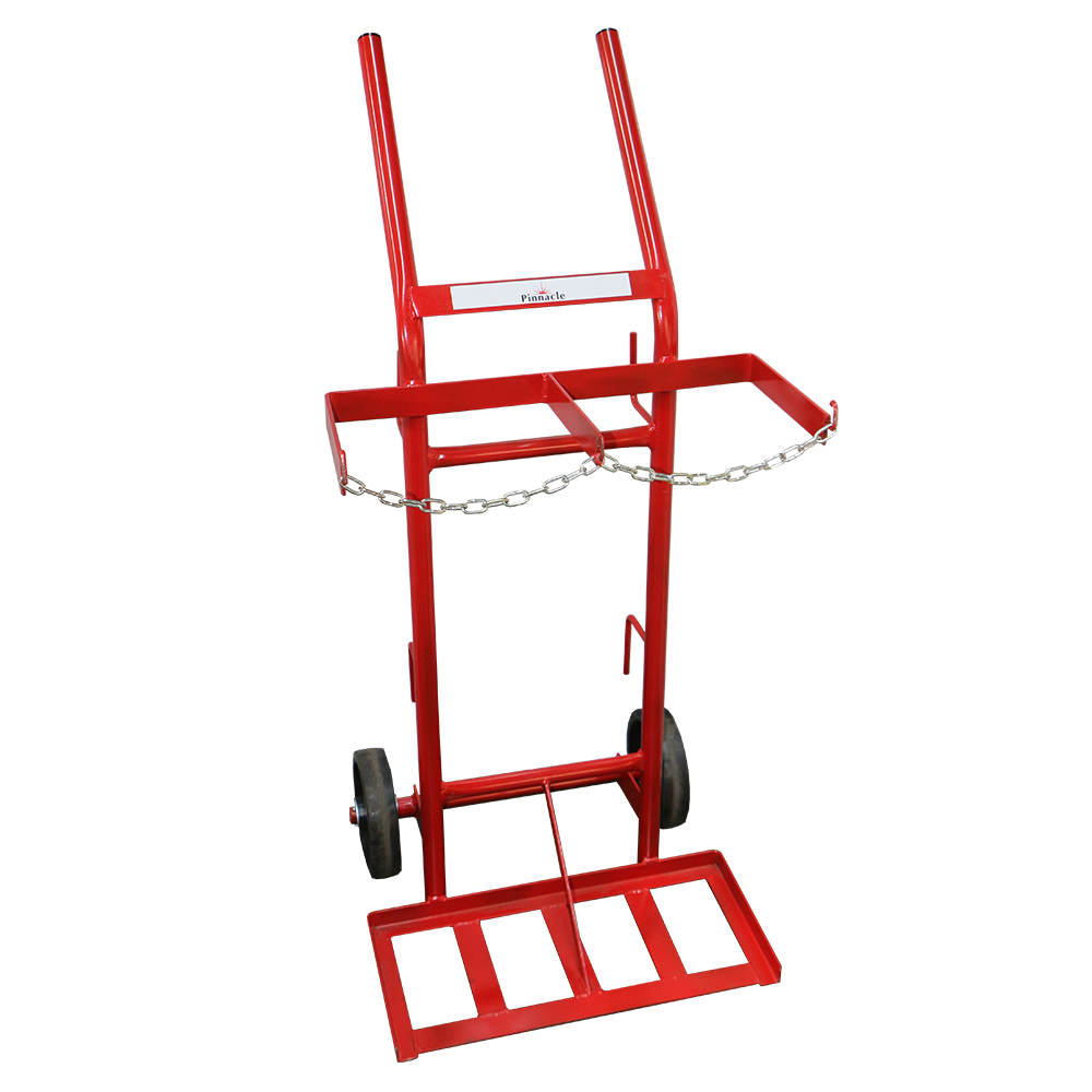 Pinnacle Double Gas Cylinder Trolley