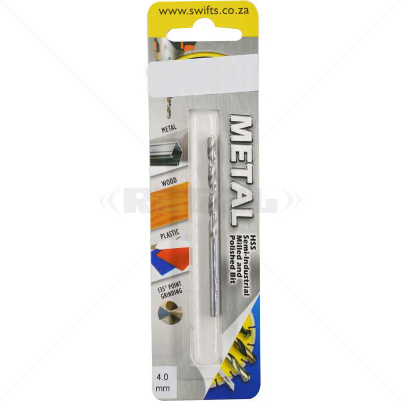 Drill Bit - Steel 4.0mm