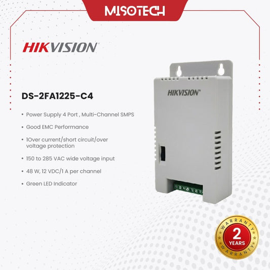 Hikvision 12V 4CH Cctv Power Supply