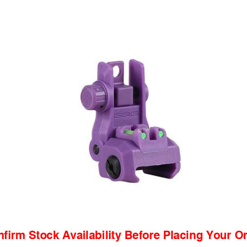DUAL PROFILE FIBER FLIP UP SIGHT PURPLE - G-03-261-2 - Guards On Duty Shop