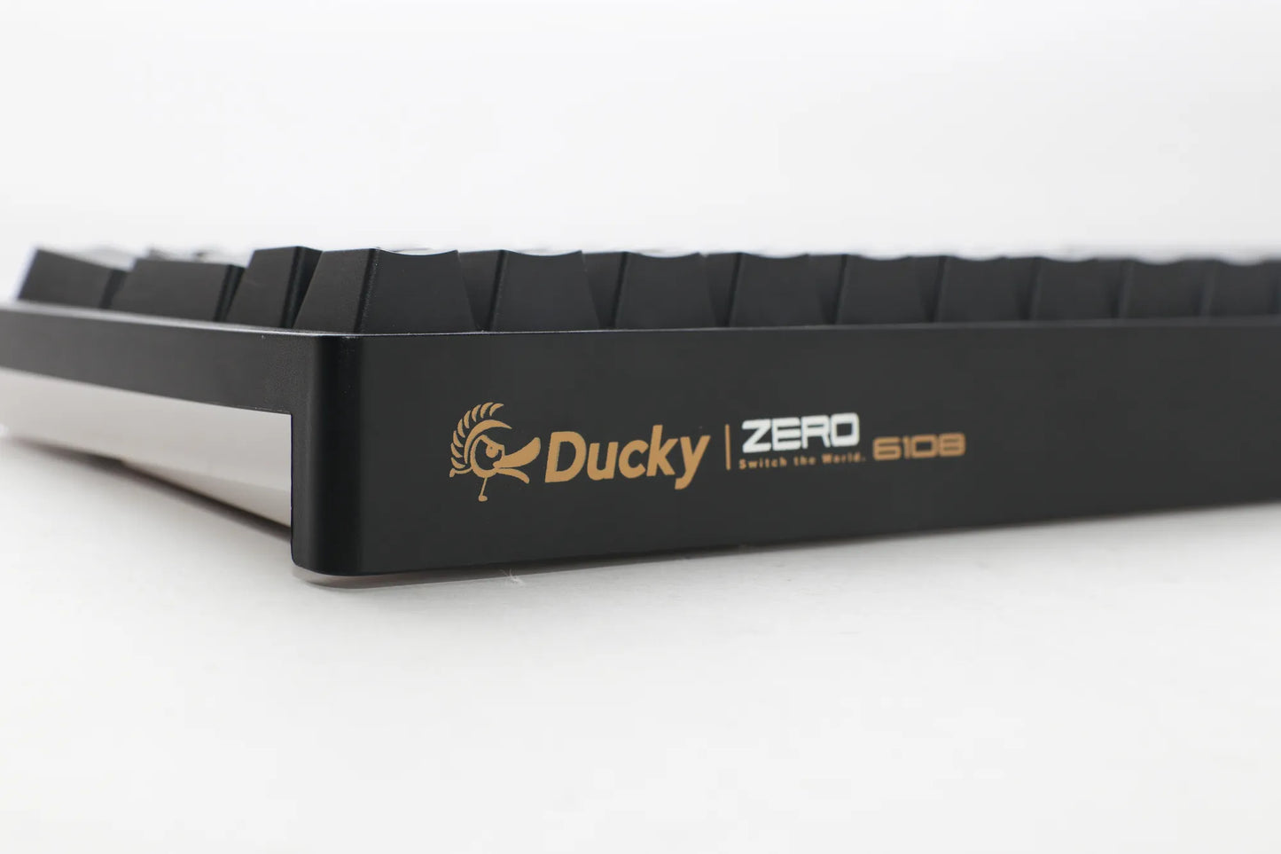 Ducky Keyboard Zero 6108 100% Mechanical Wireless Keyboard; RGB; USB 2.0 / 2.4GHz / BT - Cherry MX2A Speed Silver switches.