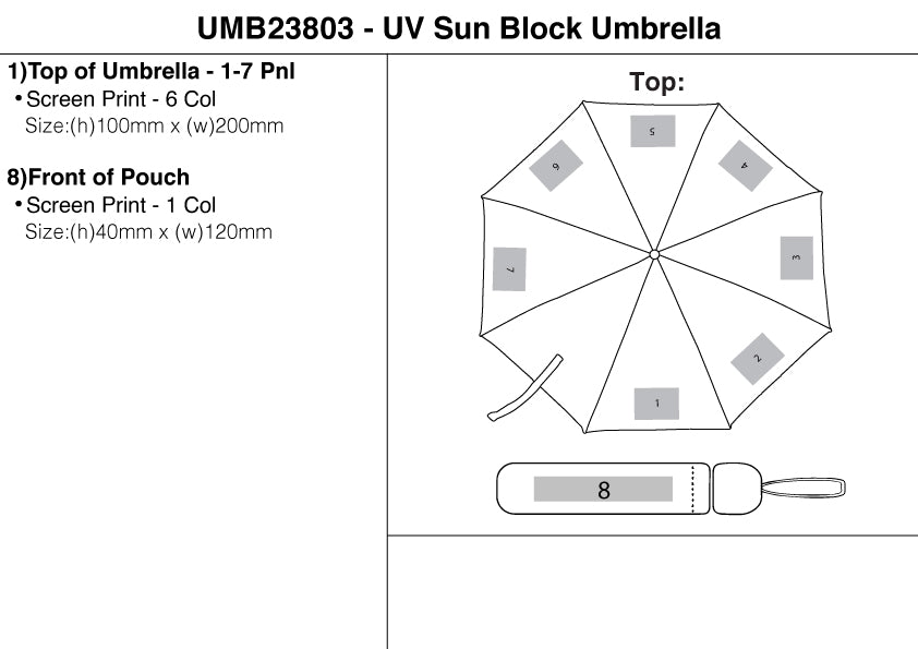 UV Sun Block Umbrella
