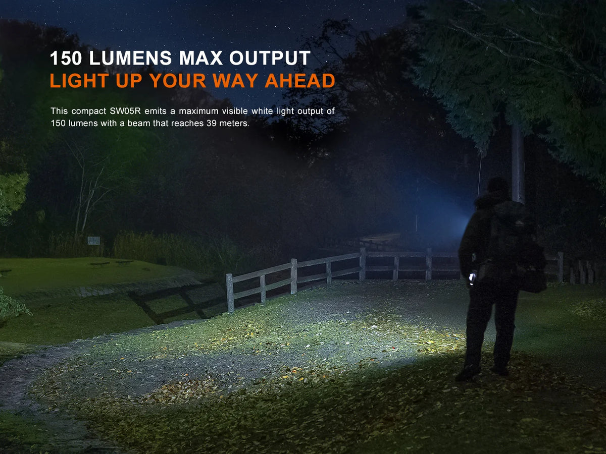 Fenix SW05R-UV Flashlight Black