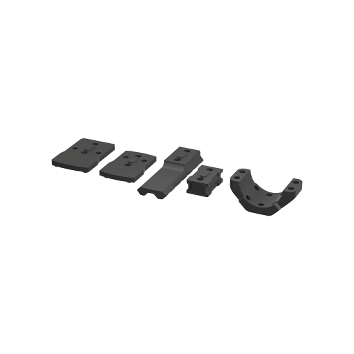 Vector Optics 30mm X-ACCU Mount Assembly Kit XASR-A03 – Red Dot Scope Ring Mount System