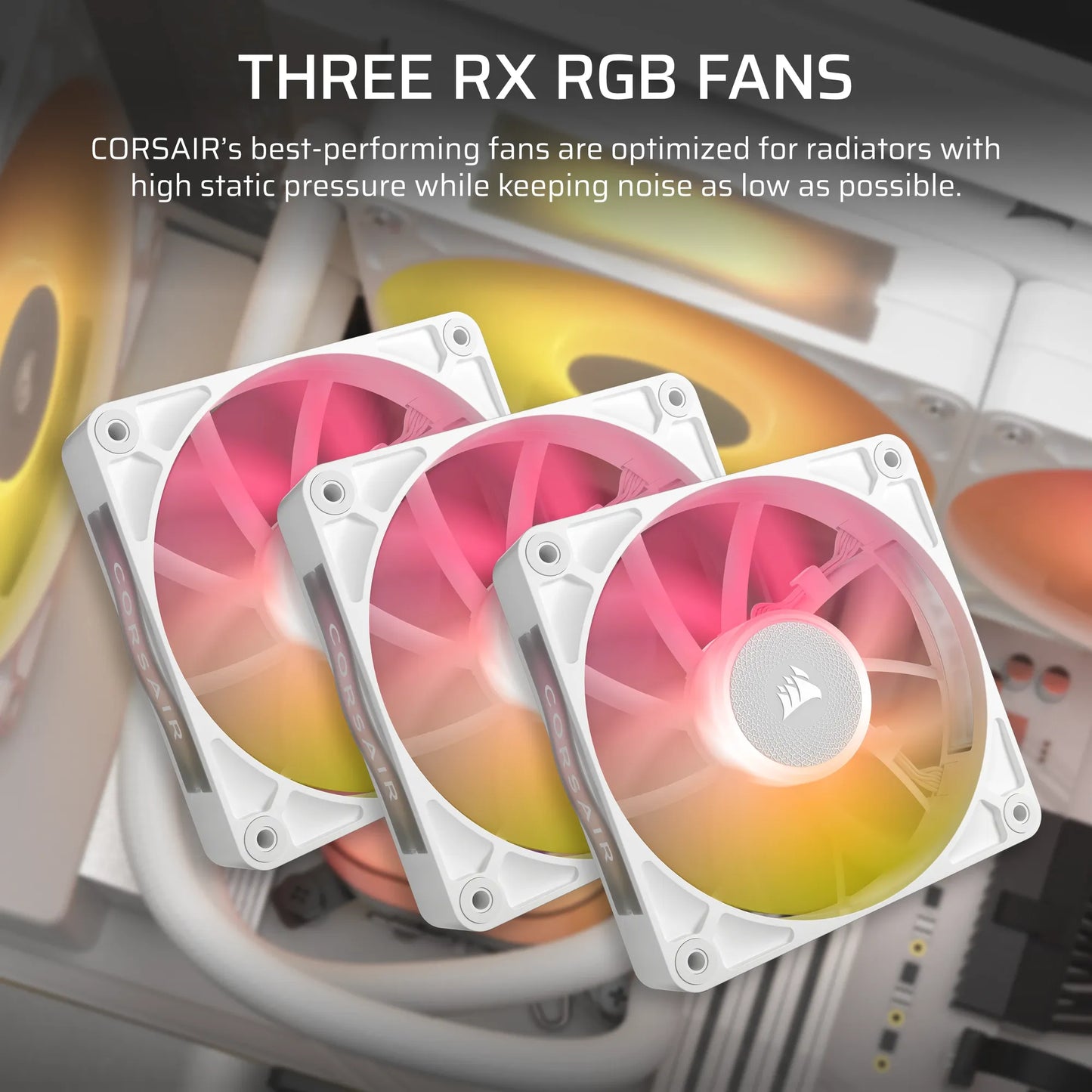 Corsair iCUE LINK TITAN 240 RX LCD Liquid CPU Cooler - White – RX120 RGB Fans – Fits Intel® LGA 1851/1700; AMD® AM5/AM4.