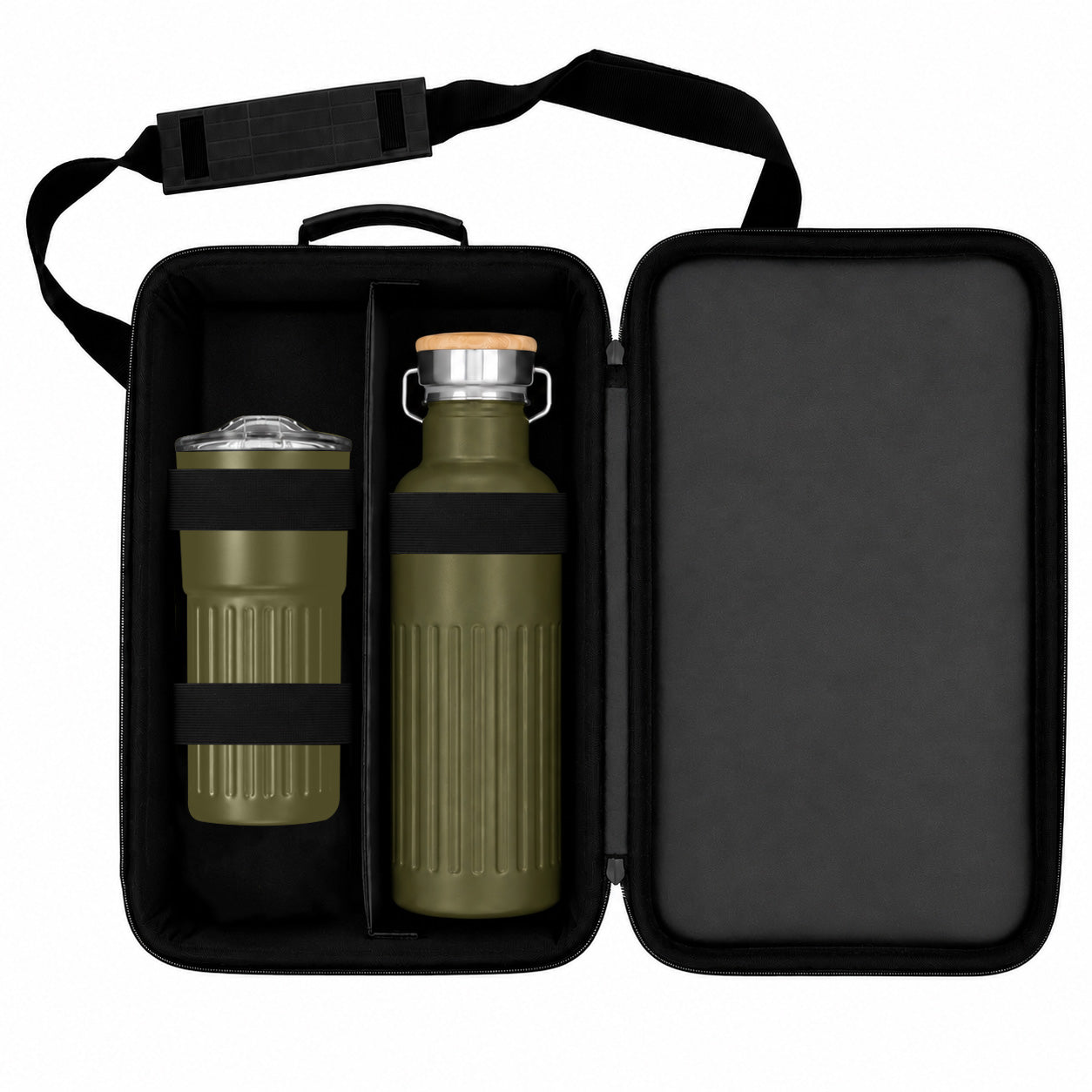 Explorer Flask & Tumbler Gift Set - Military Green