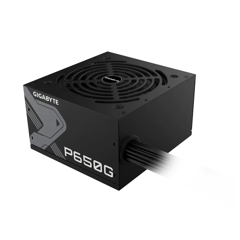 Gigabyte PSU P650B Gold Certified 650W - 3 Year Warranty; 24/20-pin x 1; CPU 4+4-pin x 1; PCI-E 6+2-pin x 2; SATA x 6; Peri x3
