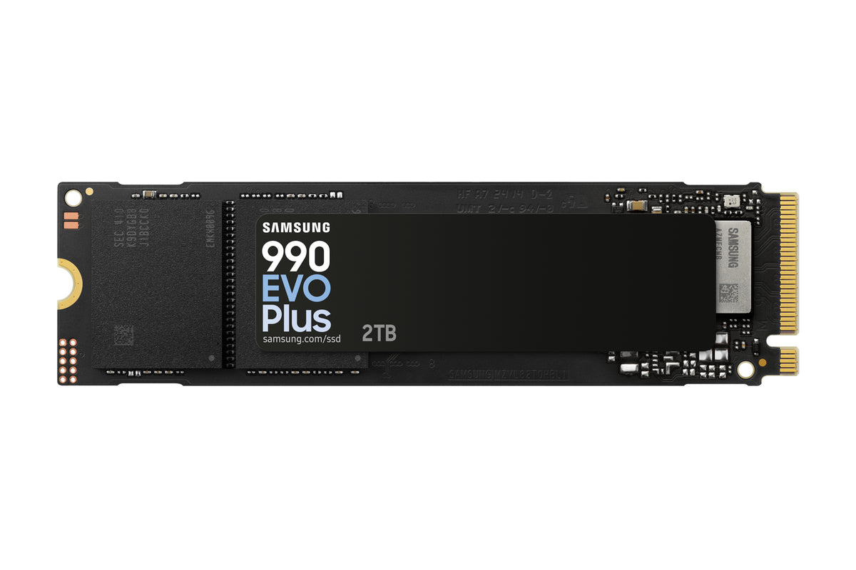 SAMSUNG MZ-V9S2T0BW 990 EVO Plus 2TB NVMe SSD - Read Speed up to 7250 MB/s; Write Speed to up 6300 MB/s; Random Read up to 1 000