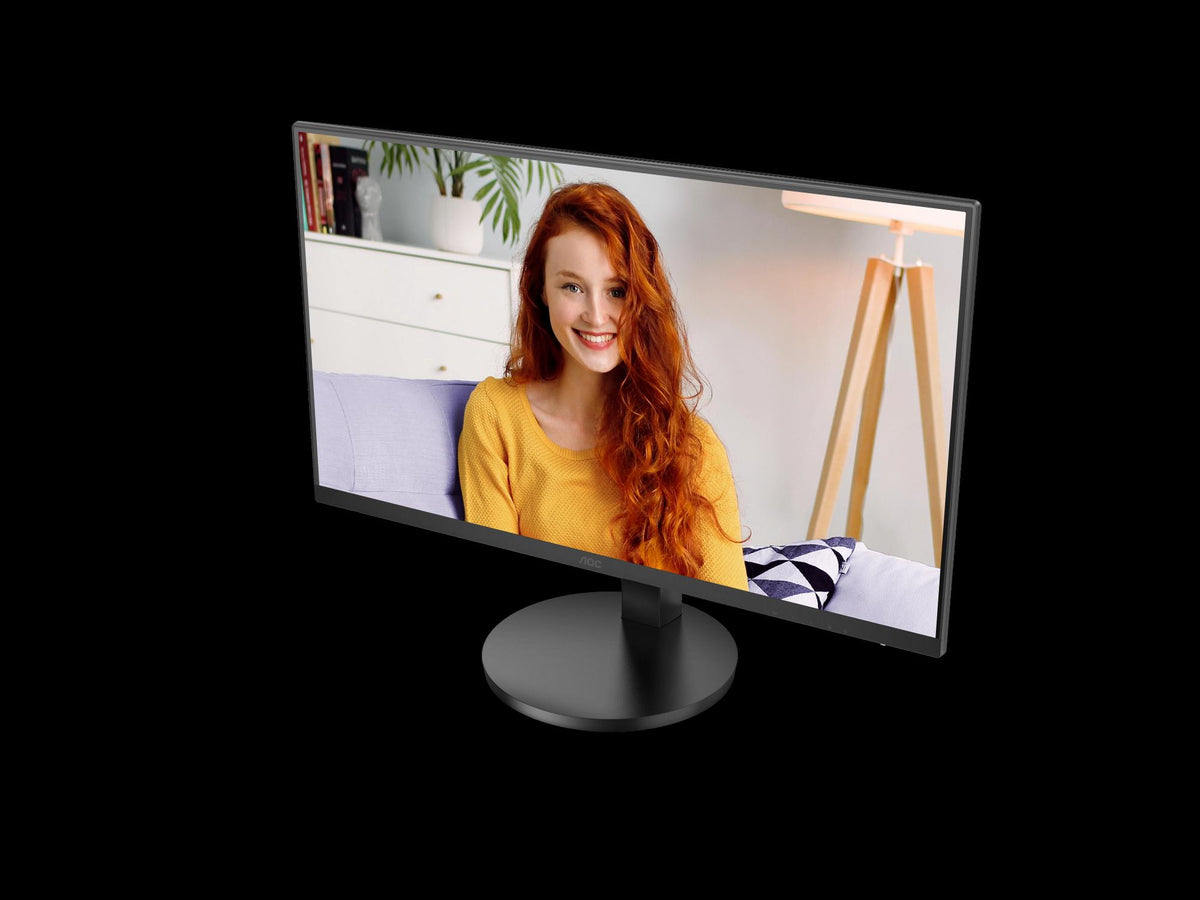 AOC-U27B3CF B3 Monitor|27 Inch|4ms (GtG)|4K UHD|USB-C|3840*2160 60Hz|350nits|HDMI+DP|Internal PSU|HAS;Tilt; SPKs|3YR