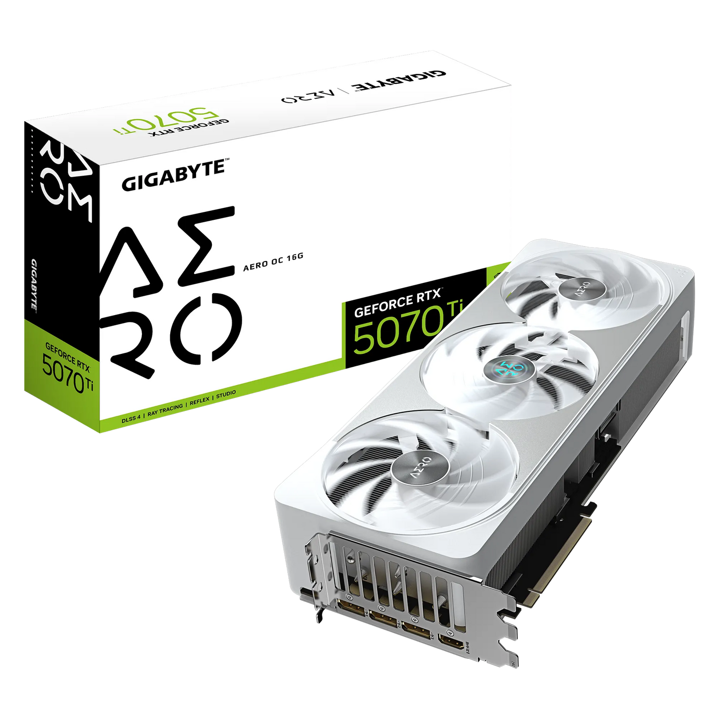 GIGABYTE nVidia GeForce RTX™ 5070Ti AERO OC - 16GB GDDR7 HDMIx1/DPx3