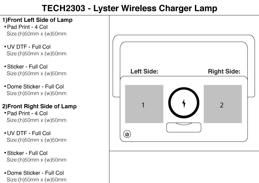Lyster Wireless Charger Lamp
