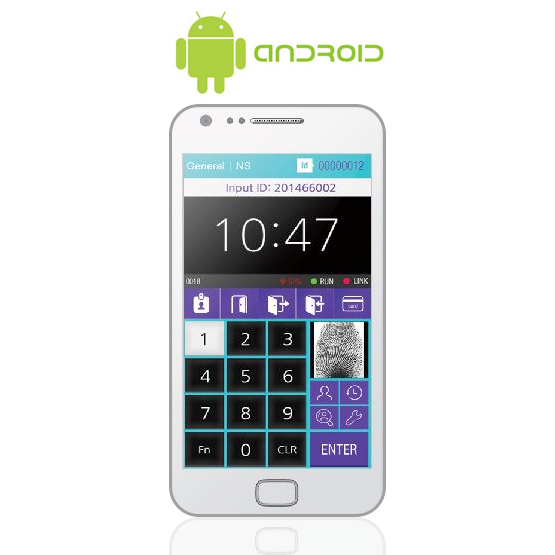 Virdi Virtual Terminal App for Android Smartphones/Tablets. 1 000 users. FP / Card / PIN Transactions. Ideal For field based T&A with GPS