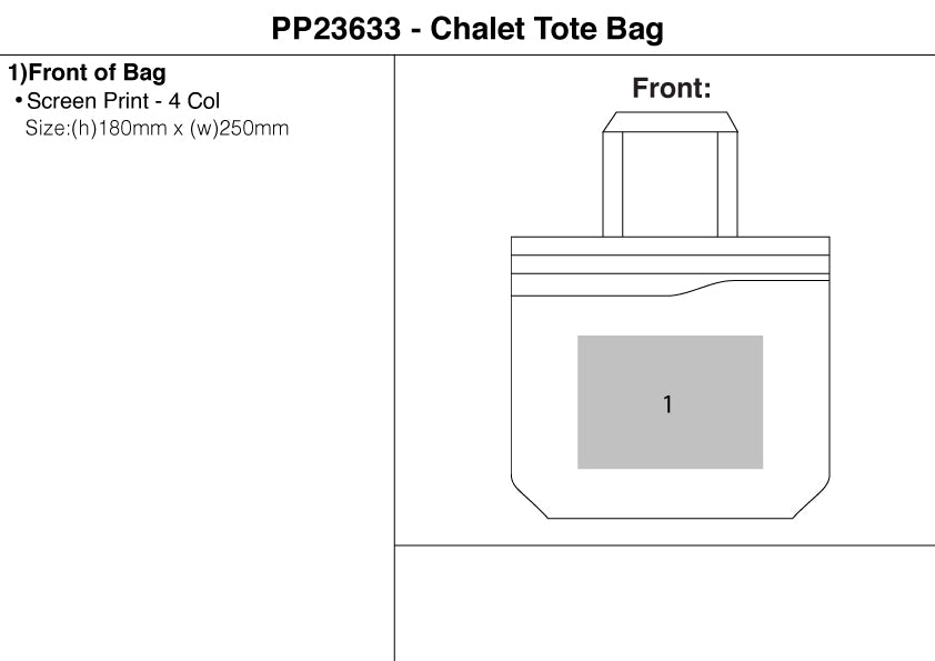 Chalet Tote Bag