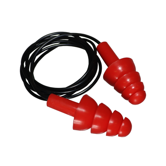 Pinnacle eX Earplug 4-Layer TPR Corded with Case SNR32 (Box of 100) (Pack of 100)
