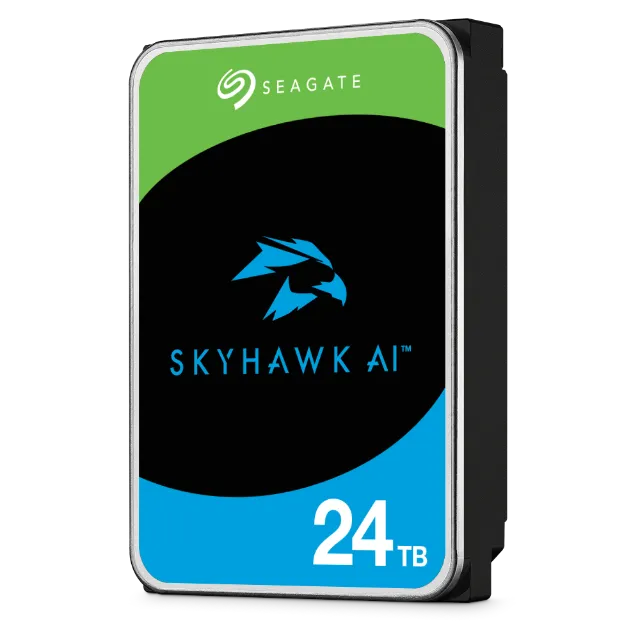 Seagate Skyhawk AI ST24000VE002 24TB 3.5'' HDD Surveillance Drives/ SATA 6GB/s Interface/ 256MB Cache/ RPM: 7200/ 512e.