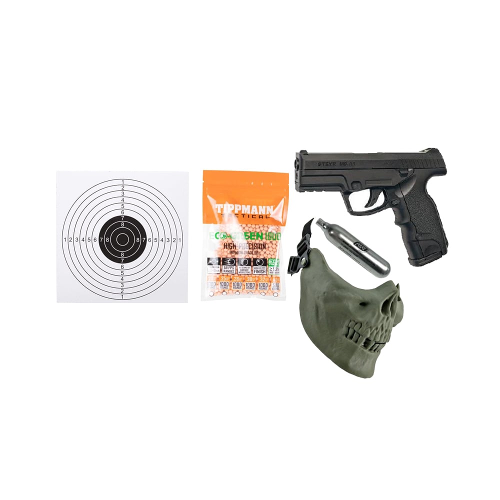 Steyr M9-A1 6MM Airsoft Pistol 16090 COMBO