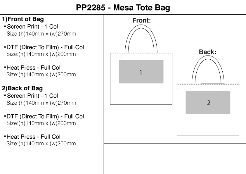 Mesa Tote Bag