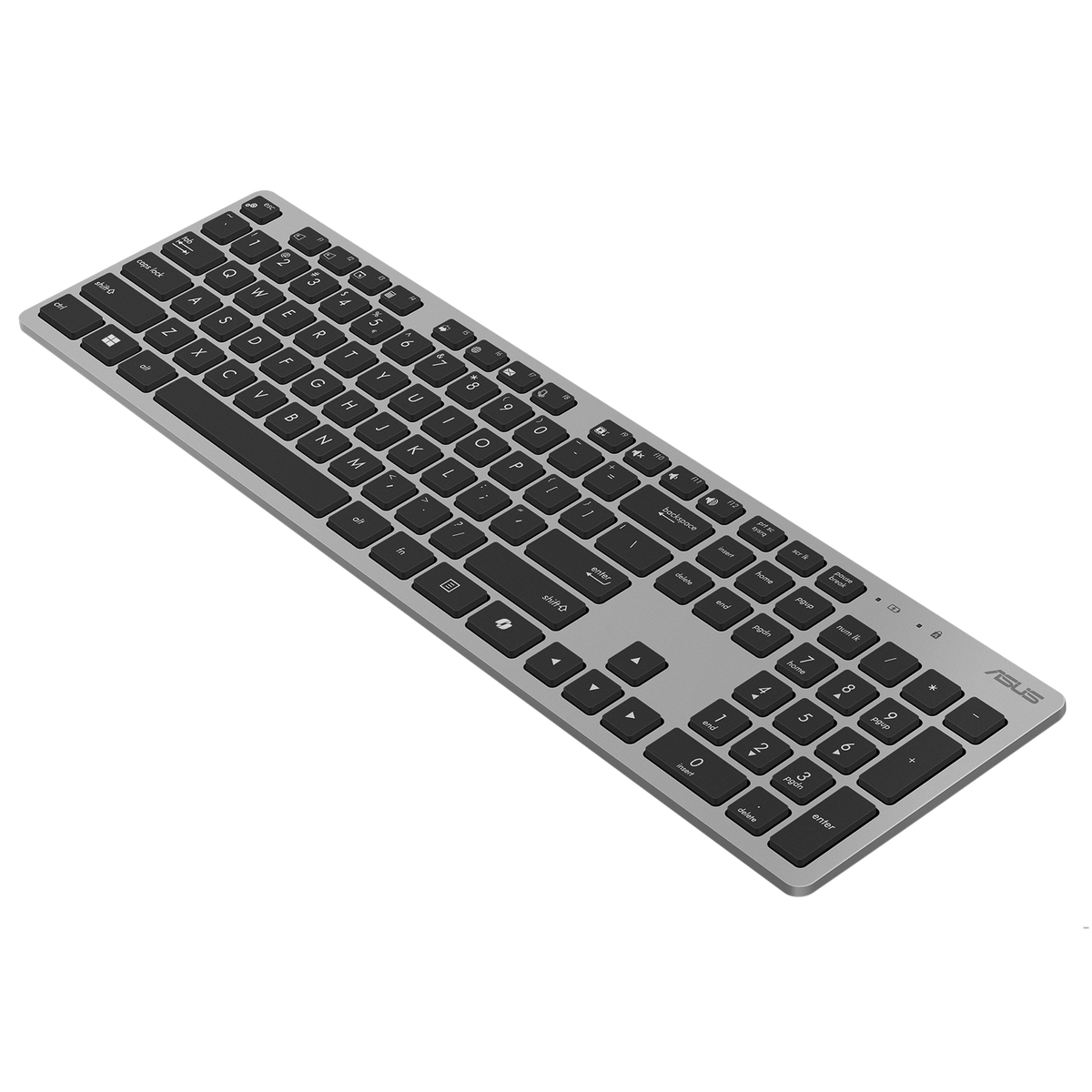 ASUS W5000 Wireless Keyboard & Mouse|Wireless 2.4 GHz band|Grey