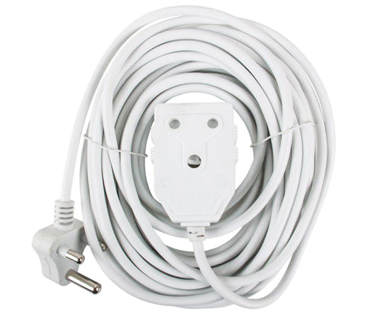 10m 10A Extension Cord with Double Coupler