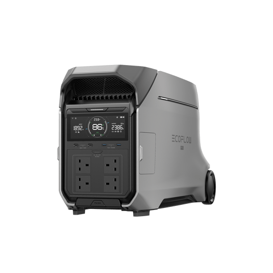 ECOFLOW DELTA PRO 3 Portable Power Station - 4000W Output; 4000 Wh Battery; 1600W HV +1000W LV Solar charger -SA socket
