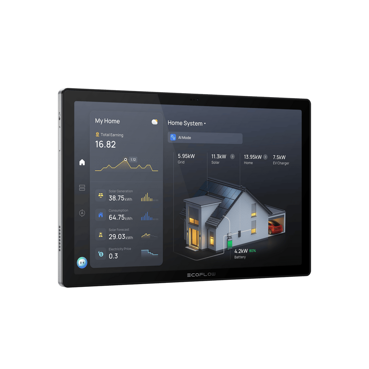 ECOFLOW Power insight 2 WiFi Touch Screen control panels for Ocean 2 Inverters