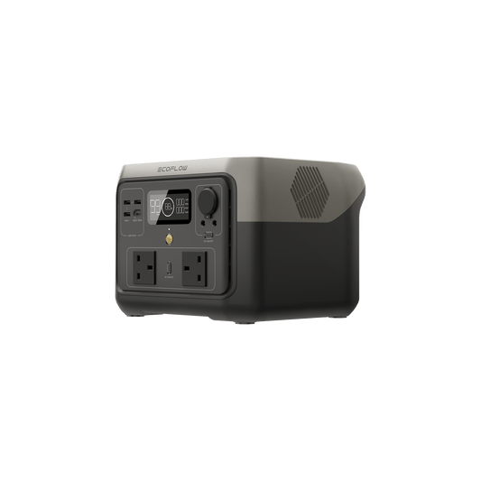ECOFLOW RIVER 2 MAX Portable Power Station 512Wh battery 500W output 220W Solar Charger - SA Socket
