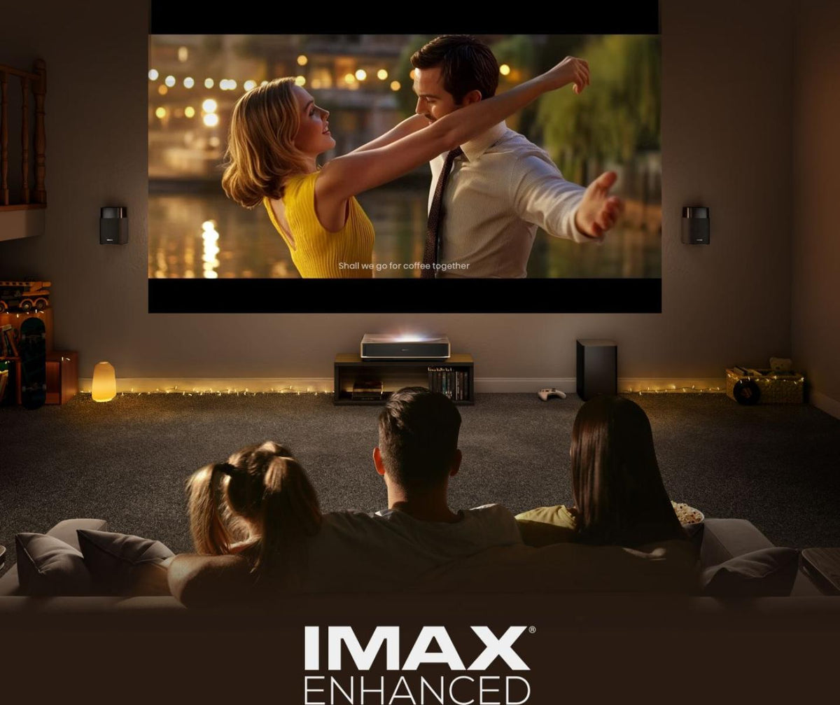 HISENSE PT1 Ultra Short Throw 4k 2500 Lumens Smart Triple Colour 80 to 150 inch